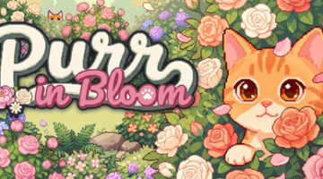 Purr in Bloom title logo in ladiesgamers.com