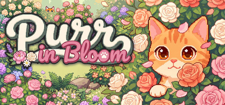 Purr in Bloom title logo in ladiesgamers.com
