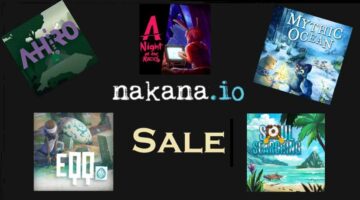 Photomontage of some of Nakana.io sale games. Published on LadiesGamers,