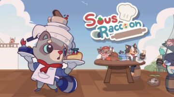 Sous Racoon a racoon waiting tables