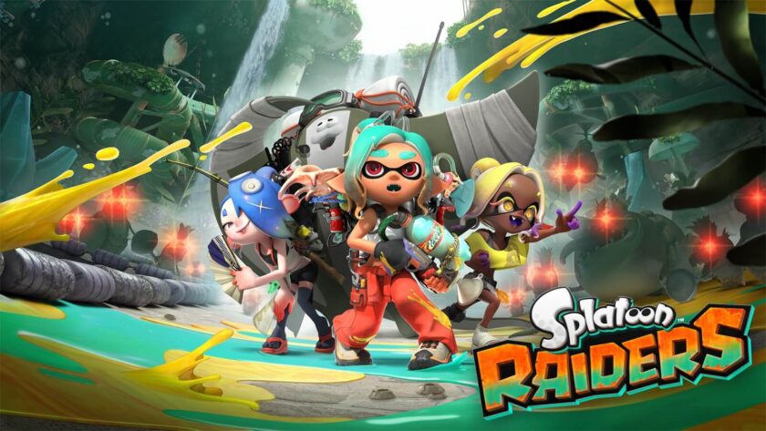 Promotional image for Splatoon Raiders, showing the splat kids ready to raid. Published on LadiesGamers