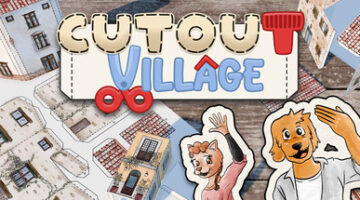 Cutout Village key art and logo.