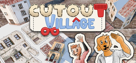 Cutout Village key art and logo.