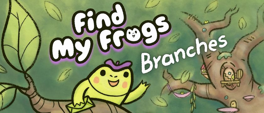 Find My Frogs: Branches Steam Key Art
