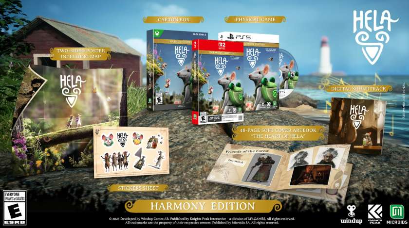 Hela: Of Mice & Magic Harmony Edition promotional image. Image: Knights Peak PR, published on LadiesGamers.
