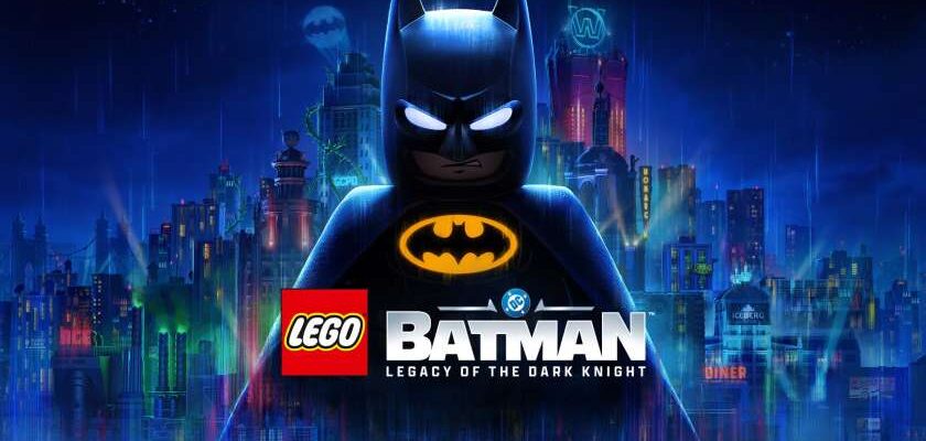 Promotional artwork for the LEGO Batman: Legacy of the Dark Knight showing LEGO Batman. Image source: Nintendo eShop / Warner Bros. Games, published on LadiesGamers