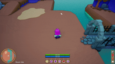 A gif of the proximity zoom in My Lil Afterlife.