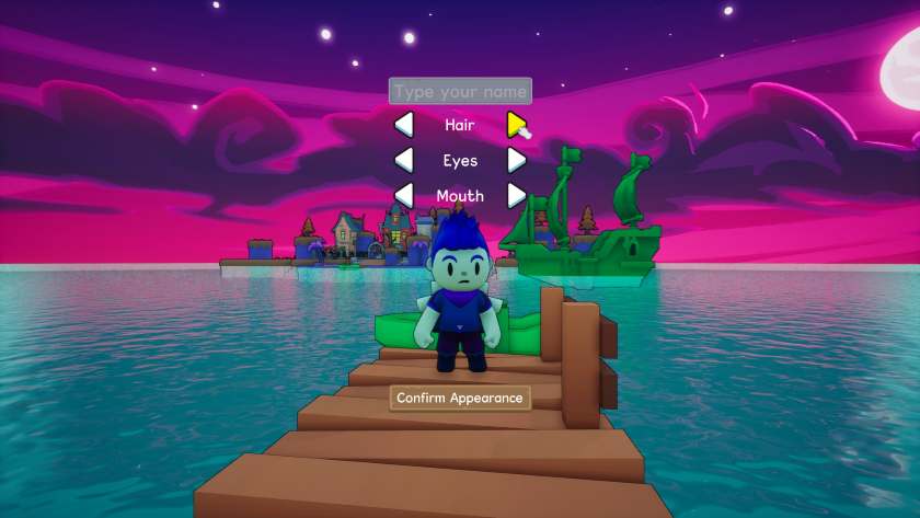 The character creation screen in My Lil Afterlife.
