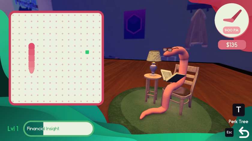 You can play the mini-game Snake in Worming From Home.