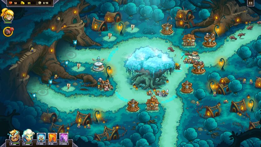 Kingdom Rush 6: Genesis TD mystical forest