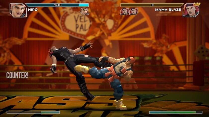 Poly Fighter boss fight