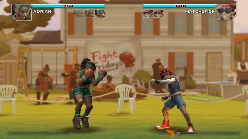 Poly Fighter round one