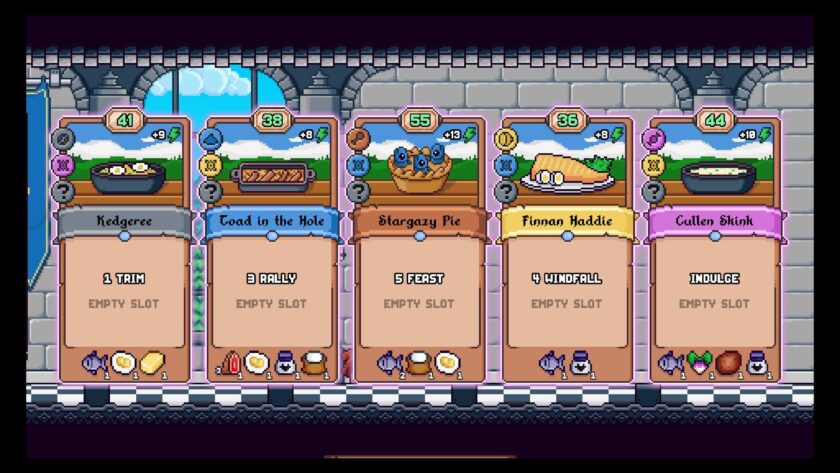Hungry Horrors food cards