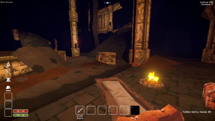 Deep Dish Dungeon safe spot