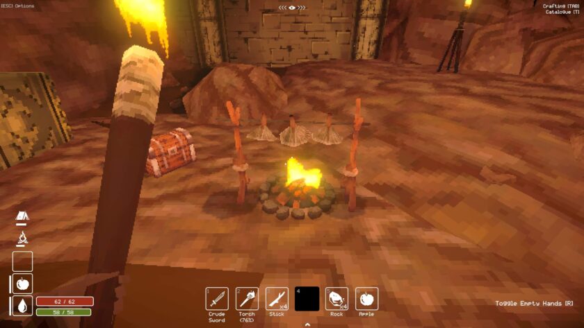 Deep Dish Dungeon cooking