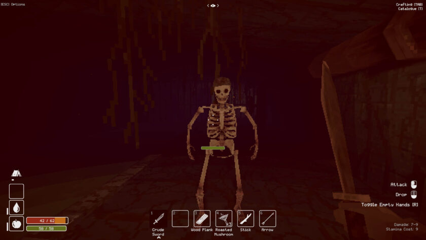 Deep Dish Dungeon skeleton