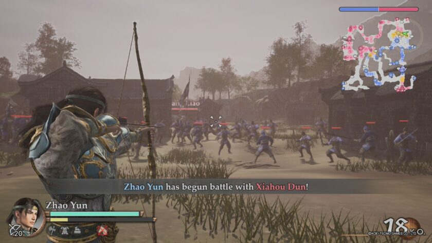 Dynasty Warriors 3: Complete Edition Remaster bow skills