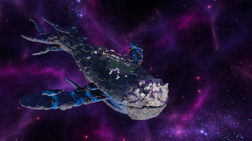 Beyond These Stars gameplay space whale image