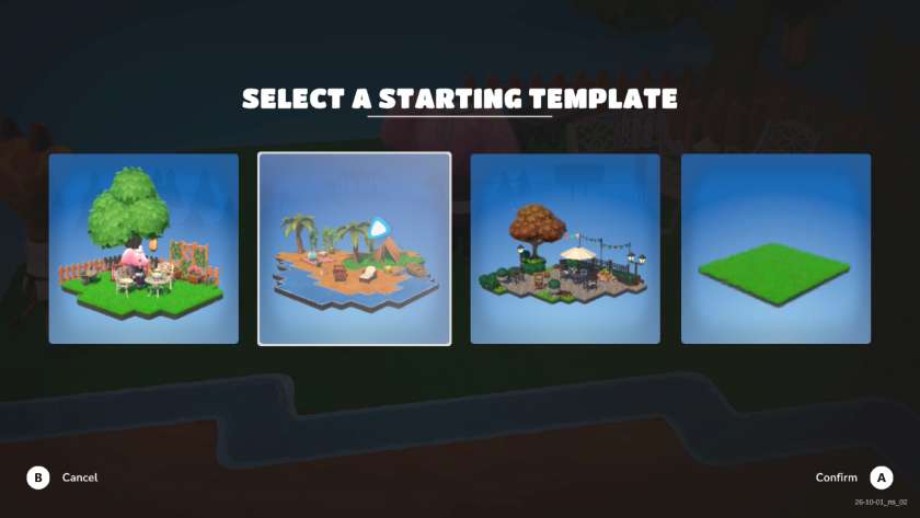 The four starting templates. Published on LadiesGamers
