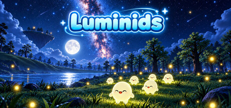 Promotional image of Luminids, from the Steam page