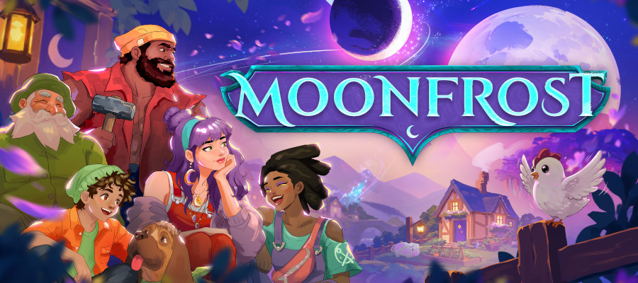 Moonfrost key art and logo.