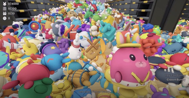 Screenshot of Sort the Bunnies, from the Steam page