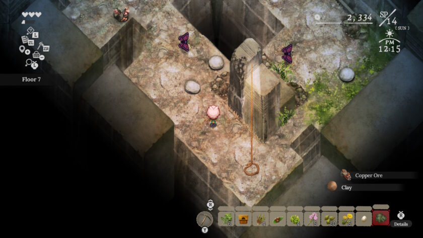 Screenshot of Village in the Shade, the quarry