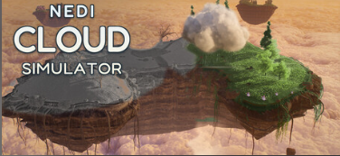 Nedi Cloud Simulator official Steam artwork featuring the game's title and logo.
