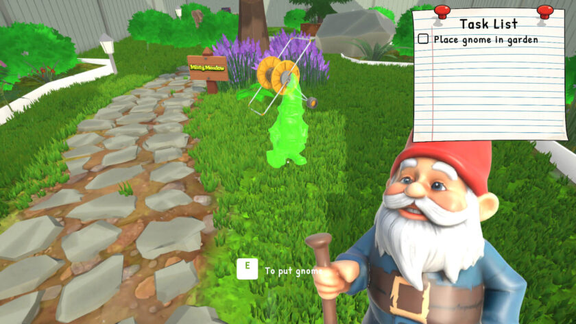 a gnome to place in the garden